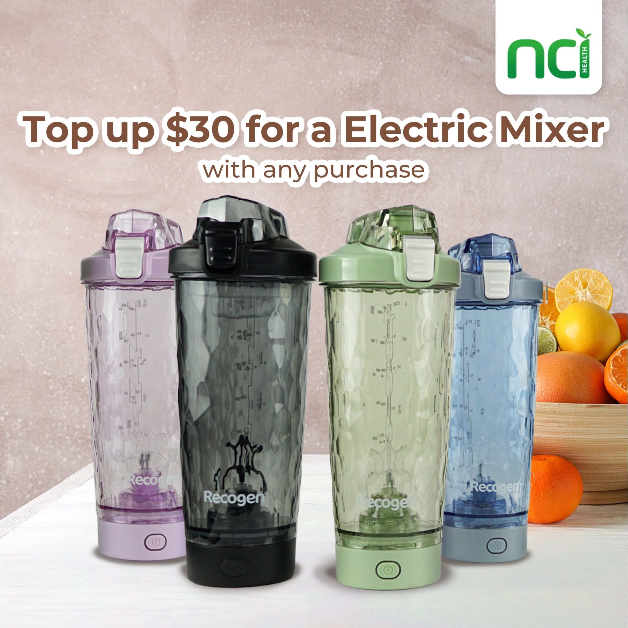 Recogen Electric Shaker Bottle