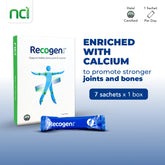 NCI Recogen Calcium joint supplement Singapore is enriched with calcium for strong joints and bones. Order via 6744 5566 now!