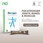 NCI Recogen Total joint supplement Singapore supports joint, bone and muscle growth. Order via 6744 5566 now!