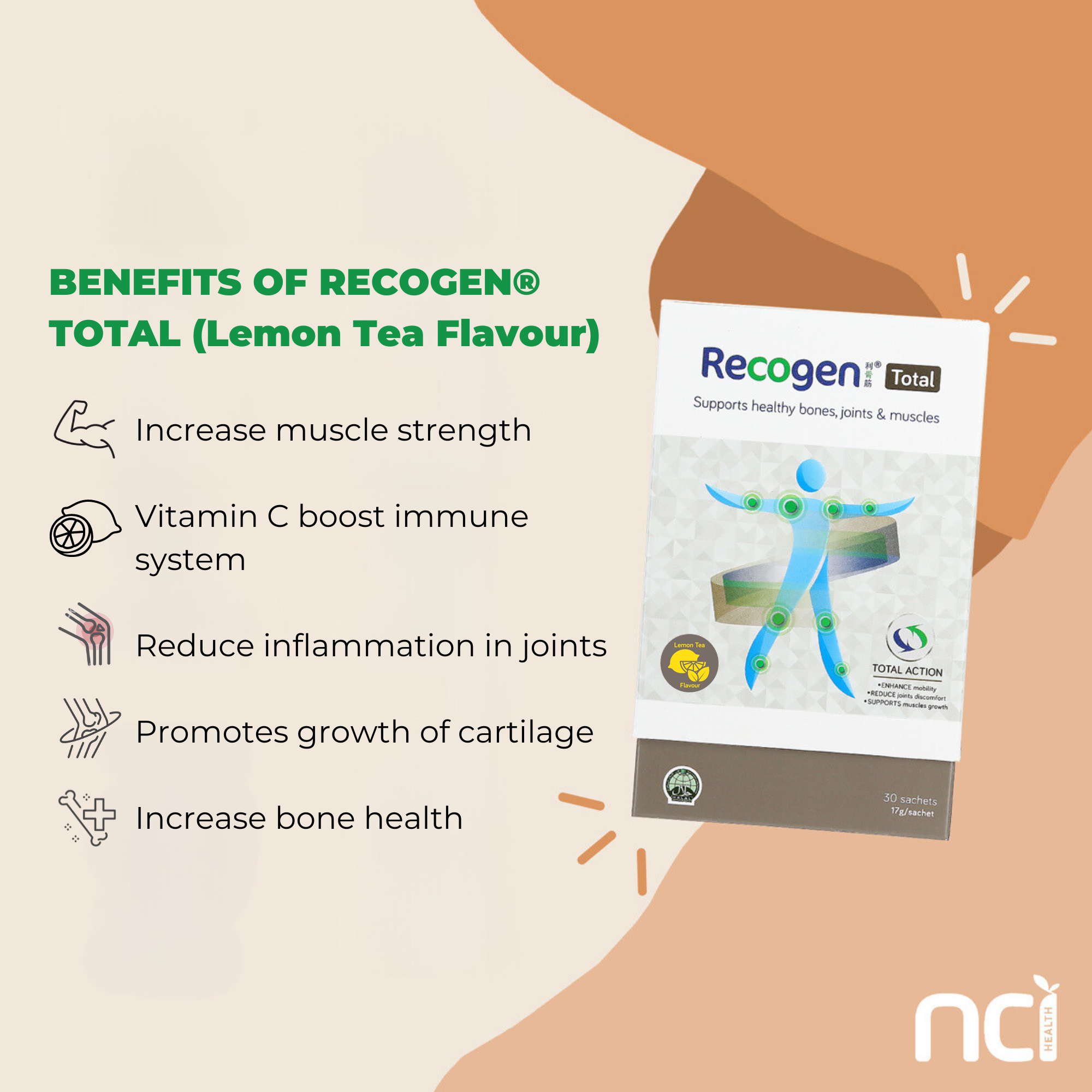 Recogen® Total Lemon Tea Flavour (7 days&