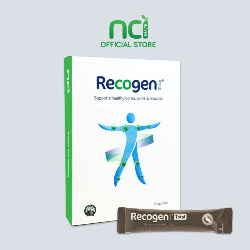Collagen Muscle loss Singapore Recogen Total supports joints, bones and muscles health
