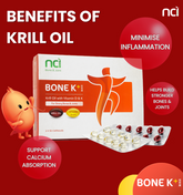 krill oil (astaxanthin), Vitamin D & K supplement Singapore NCI health