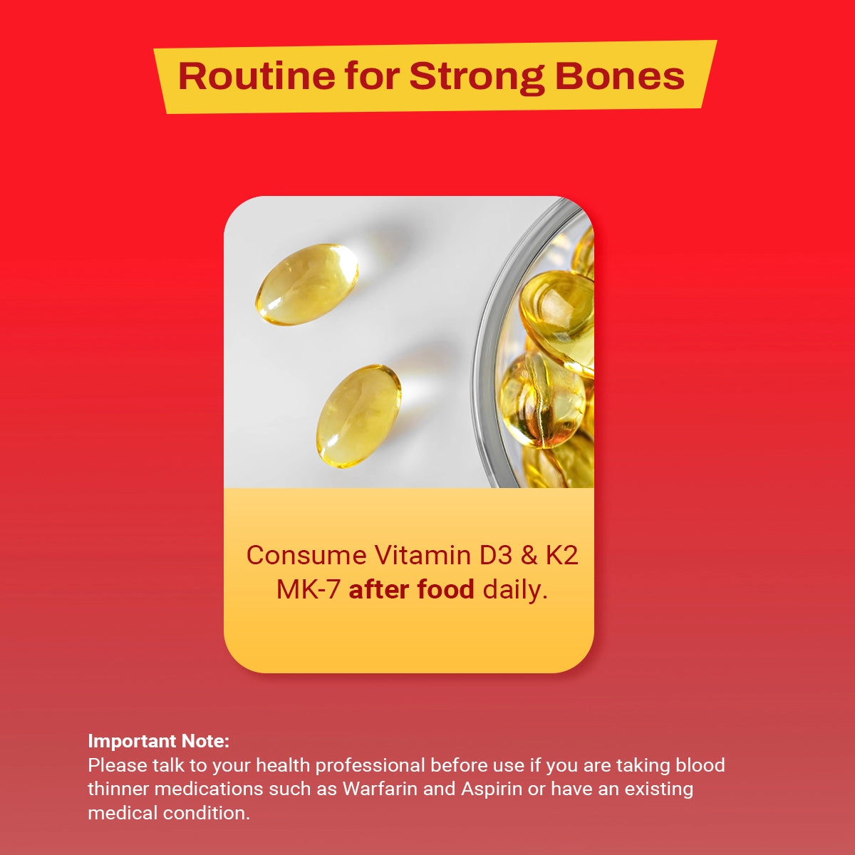 NCI Vitamin D3 And K2 MK-7 bone supplement Singapore supports bone health. Order via 6744 5566 now!