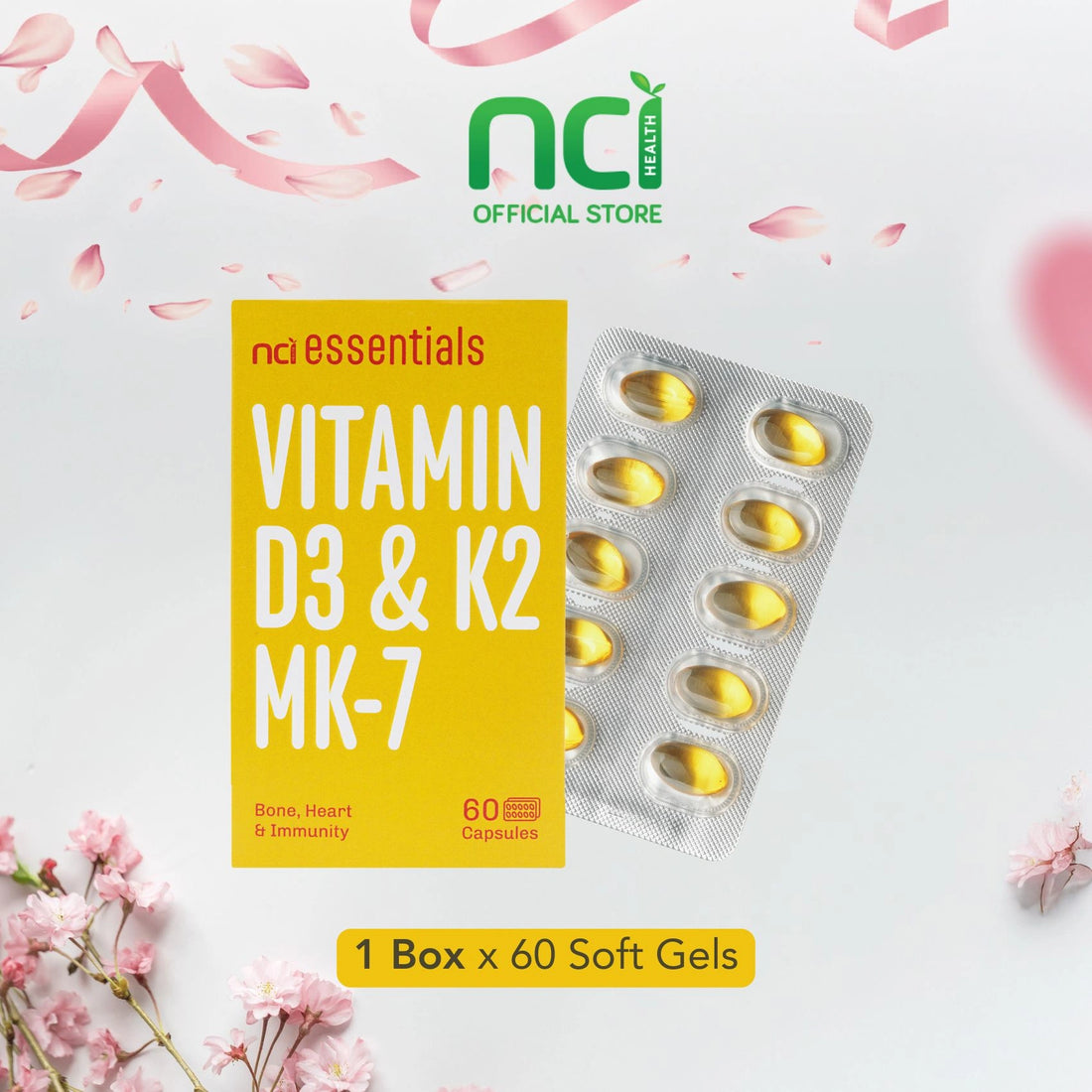 Shop for high-quality Vitamin K, Vitamin D, and Krill Oil Supplements in Singapore and Malaysia at NCI Health. We are your trusted source for Vitamin K, D, and Krill Oil supplements.
