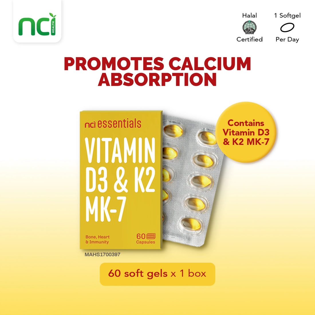 Shop for high-quality Vitamin K, Vitamin D, and Krill Oil Supplements in Singapore and Malaysia at NCI Health. We are your trusted source for Vitamin K, D, and Krill Oil supplements.