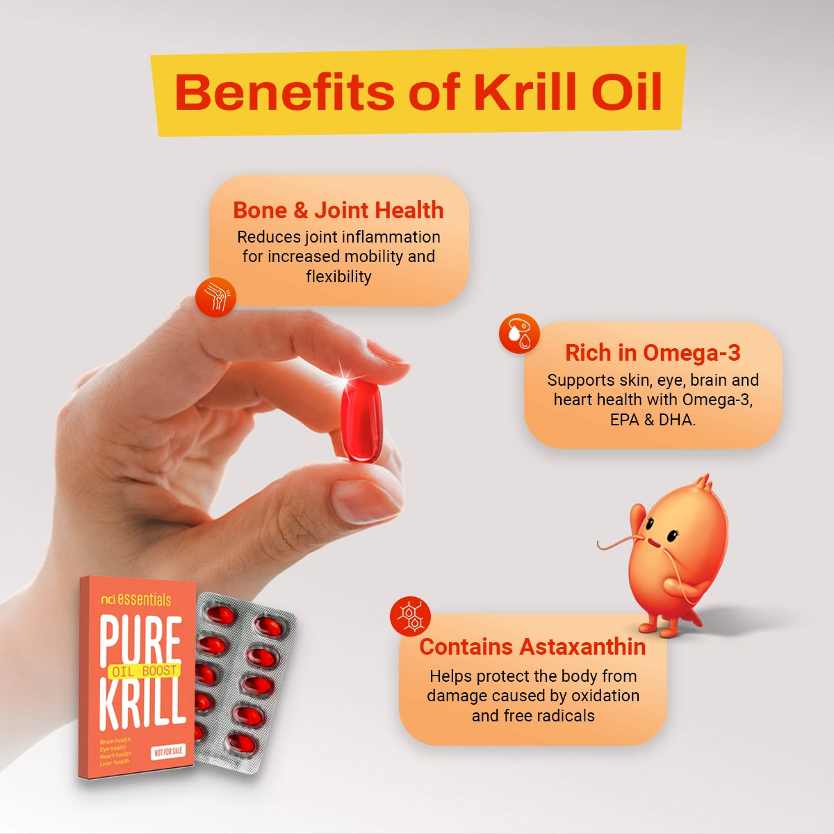[GWP] Krill Oil 30s- For joints, skin, eyes, brain and heart