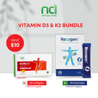 Recogen® Calcium and Vitamin D3 &amp; K2