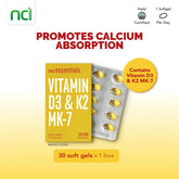 Vitamin D3 And K2 MK-7 bone health supplement Singapore supports stronger bones by NCI Health