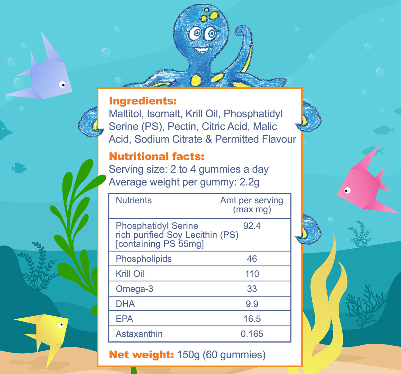 Recogen® Total &amp; Bone K+® &amp; BrainFit Sugar-free Gummies