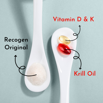 krill oil, Vitamin D &amp; K Supplement and Recogen Original Singapore